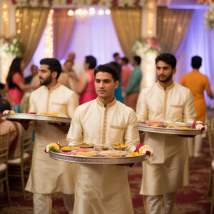 a photograph of several uniformed waiter w52qejy7t7m6la1kvxnikg 6ugaiiczs4uw4yw0y60o0g